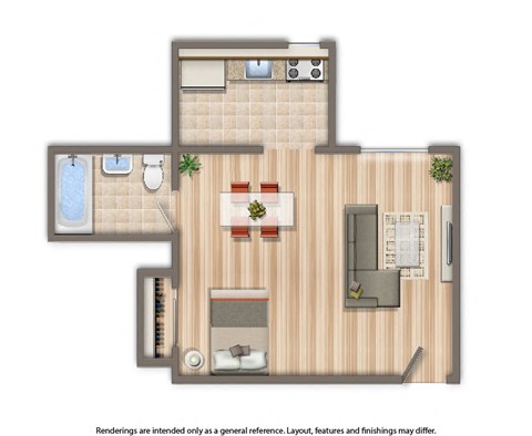 dupont apartments studio floor plan